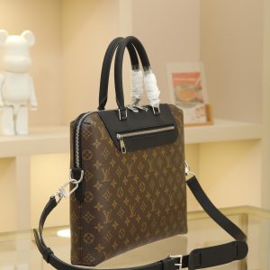 Alternative view of PORTE-DOCUMENTS JOUR NM Briefcase Crafted from the instantly recognizable Damier Cobalt canvas, the Porte-Documents Jour Briefcase offers a more casual and compact alternative to the Porte-Documents Voyage Travel Bag. Designed for the urban professional, this versatile bag features multiple carrying options.The front pocket features a zipper closure and accommodates a 15-inch laptop. Dimensions: 37 x 28 x 6 cm